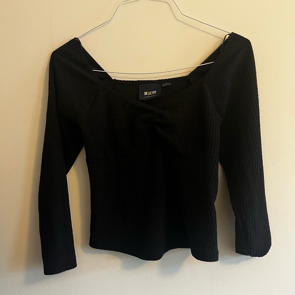 Maeve Textured Sweetheart Top